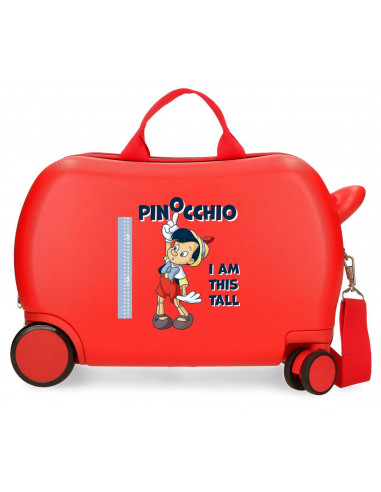 2651028 ABS ROLLING SUITCASE 4W.(2 MULTID.) 45CM. PINOCCHIO